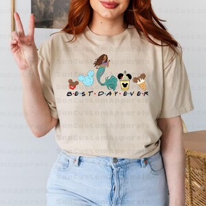 Disney Snacks The Little Mermaid Shirt, The Little Mermaid Best Day Ever Shirt, Disney Ariel Shirt, Disney Ariel with Snacks Shirt, Trip Tee afbeelding 1