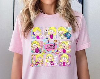 Lizzie McGuire Shirt, Disney Lizzie McGuire Cartoon Shirt, Cartoon Lizzie McGuire Shirt, Disney Lizzie Shirt, Lizzie McGuire Disney Shirt
