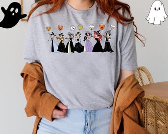 Disney Princesses Balloons Shirt, Witch Costume Group Shirt, Princesses Halloween Costumes, Princess Women's Shirt, Halloween Crewnecks