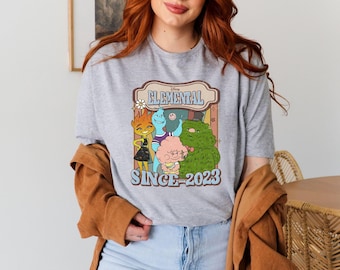 Disney Elemental Shirt, Elemental Characters Themed Shirt, Disney Elemental Movie Shirt, Animated Elements Adventure Tee,Magic of Nature Tee