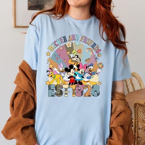 Mickey and Friends Shirt, Disney Mickey Mouse Shirt, Mickey and Minnie Shirt, Mickey Mouse Est. 1928 Shirt, Disney Friends Tee Disney Gift