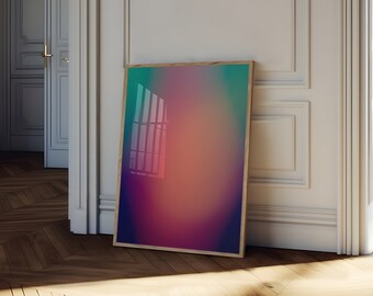 Farbverlauf Aura Art - Printable