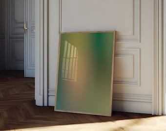 Farbverlauf Aura Wand Kunst | Druckbare Download