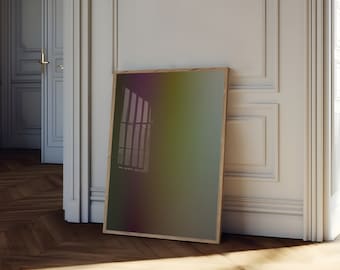 Farbverlauf Aura Art - salbeigrün, braun