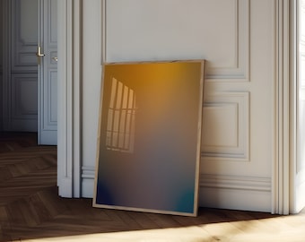 Aura Farbverlauf druckbare Kunst