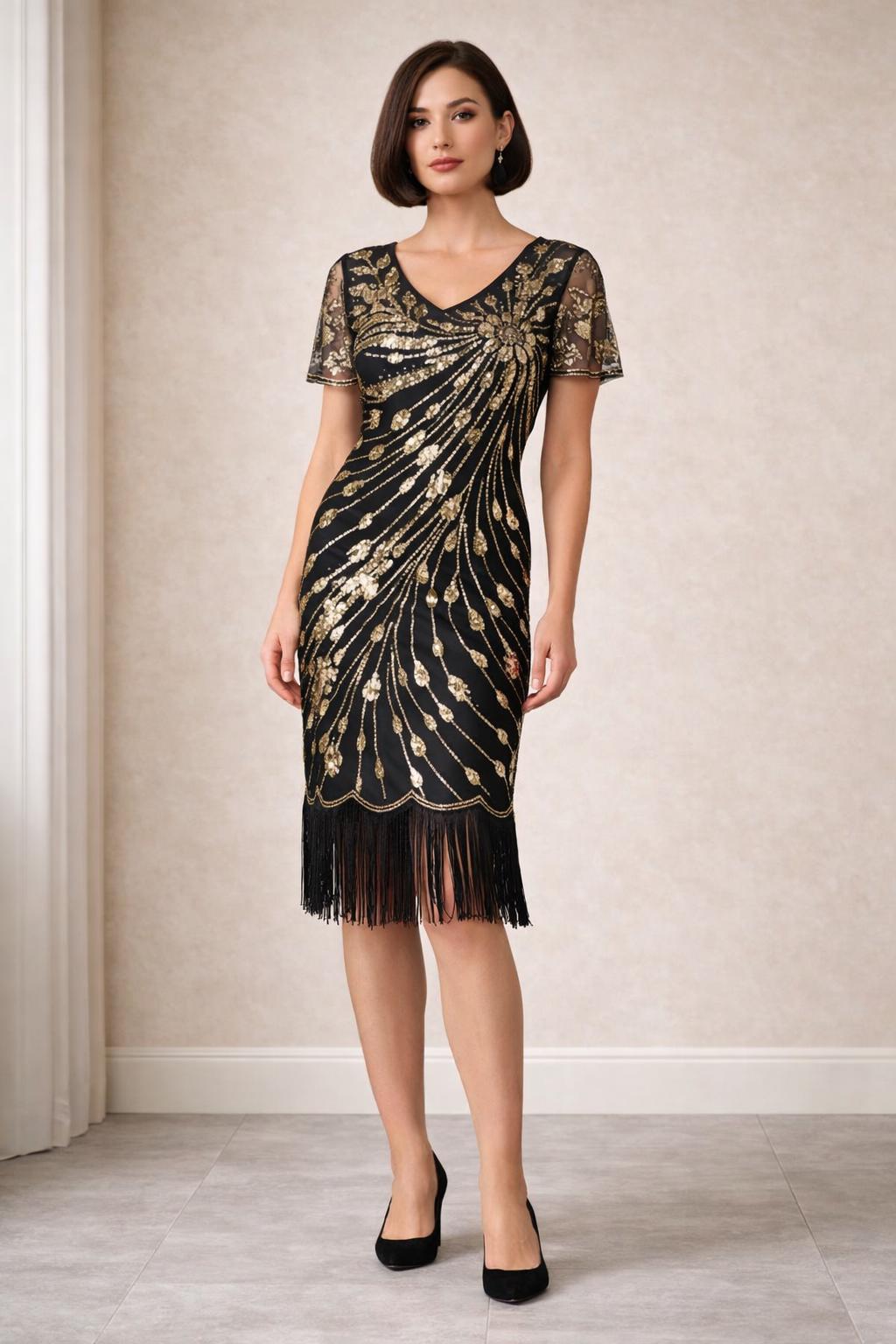 1920's Gold Dress - Etsy UK 1920's Gold Dress - Etsy UK