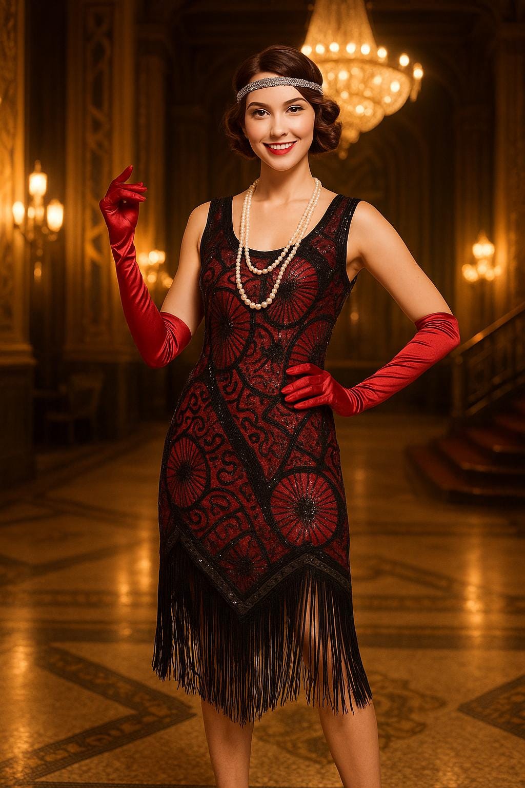 Beaded Flapper Dress - Etsy