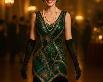 green flapper dress uk Green Flapper Dresses queendancer