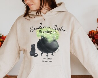 Sudadera con capucha Hocus Pocus, sudadera con capucha Sanderson Sisters, camisa Hocus Pocus, camisa de Halloween, sudadera con capucha de otoño, camisa de otoño