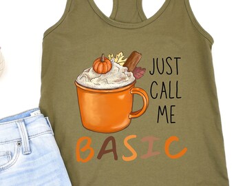 Camiseta sin mangas de otoño, camiseta básica para niña, camiseta con especias de calabaza, camiseta divertida de gimnasio, camiseta básica para niña