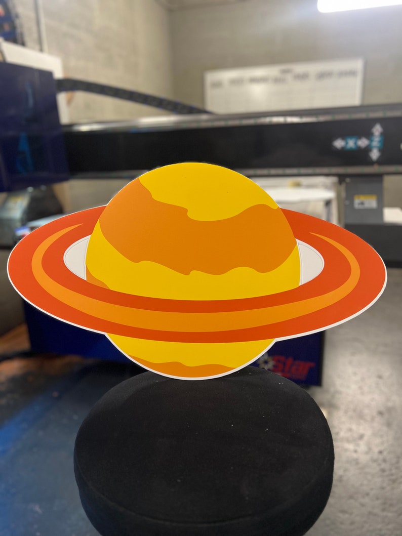 Astronaut in Space or Custom Party Props Foamboard Cutouts Birthday