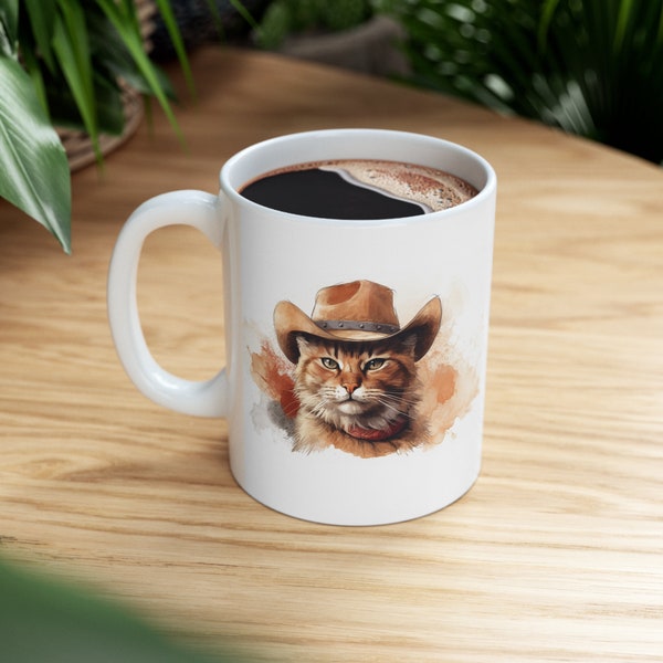 Cowboy Cat Mug