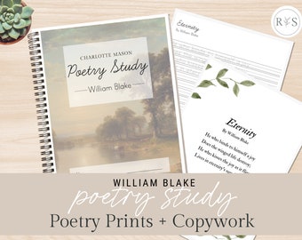Poesie Studie | William Blake | Charlotte Mason Poesie Studie | Ambleside Online | Poesie Copywork | Dichterstudie | Morgenzeit Homeschool