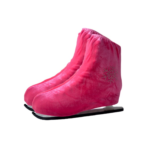 Durable Ice Skate Hockey Figure Skates Boots Covers Protection Pink