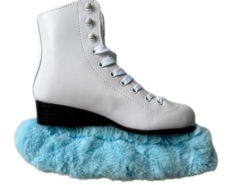 High Quality Ice Skate /Figure /Hockey Blade Covers Soakers Baby Blue