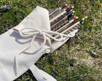 Mary Rose-Style Arrow Quiver/Bag - Handmade in Canada