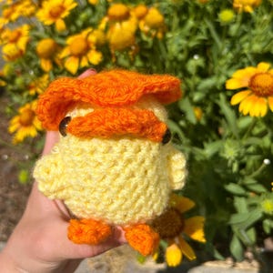 Crochet Duck with Custom Bucket Hat