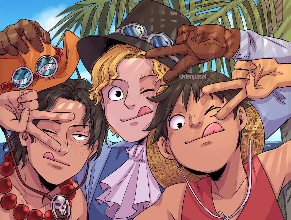 XICARAS SABO, LUFFY & ACE