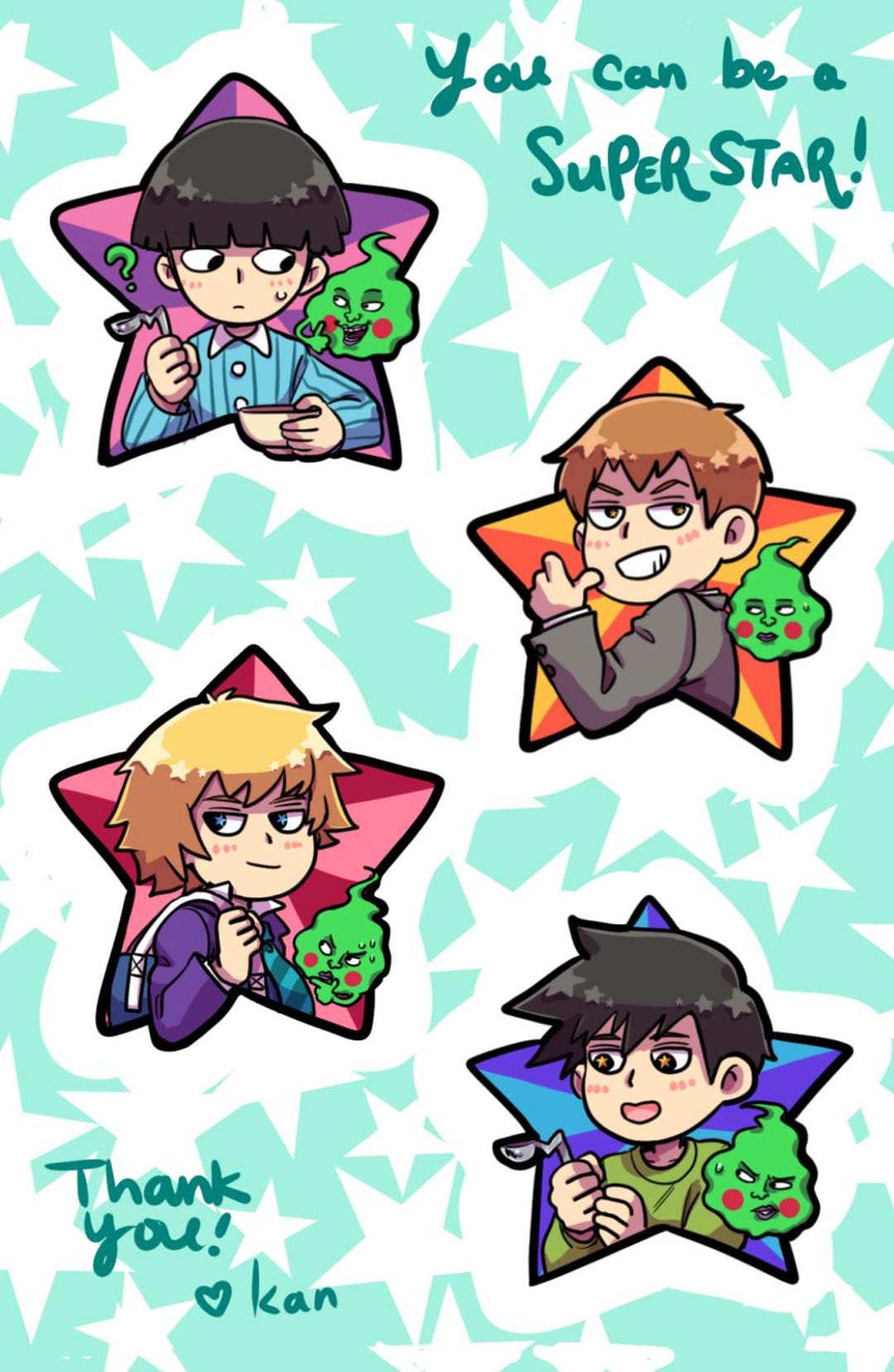 MP100 Sticker Set - Etsy