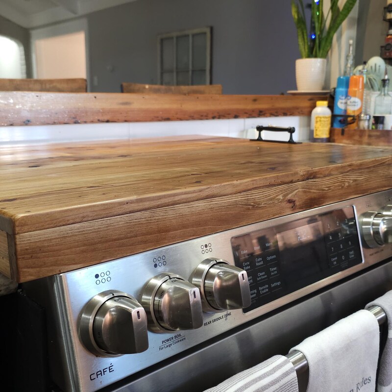 Wooden Stove Cover - Etsy