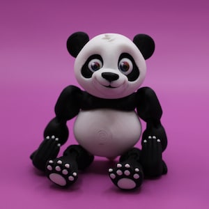 Flexible Panda.. Panda…Panda!! Multi-Color Eyes! - Flexi Factory