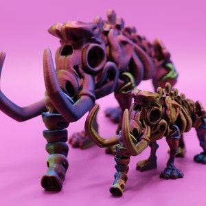 Esqueleto fósil de mamut flexible - Flexi Factory