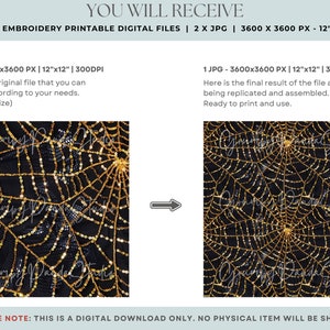 3d Faux Sequins Spider Web Seamless Pattern, Gothic Halloween Digital ...