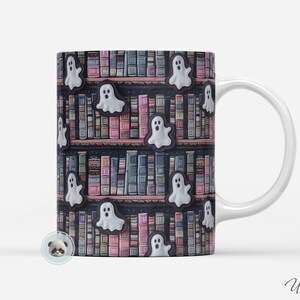 3d Haunted Library Seamless Pattern, Spooky Ghostly Season, Faux ...