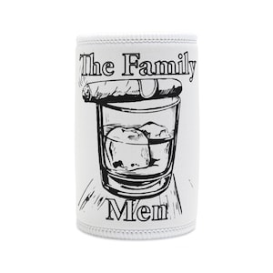 The Family Men White Stubby Cooler