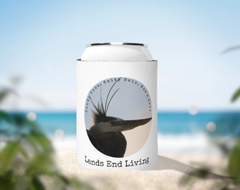 LE Coastal Coozie Can Cooler Sleeve gift for beach lover gift coozie custom made coozie drink holder for summer cold drink coozie for boat