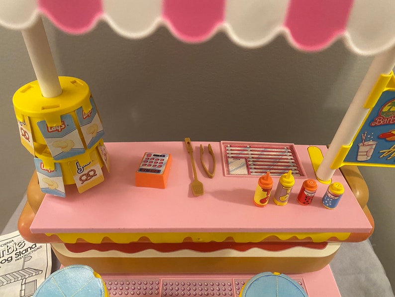 1987 California Barbie Hot Dog Stand Vintage - Etsy