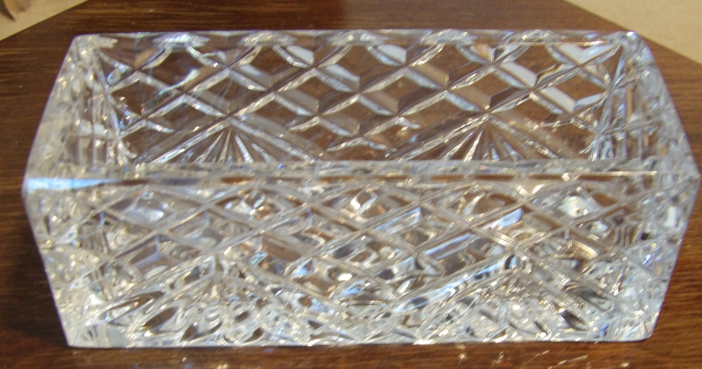 Vintage Shannon Crystal Butter Dish no Lid Etsy