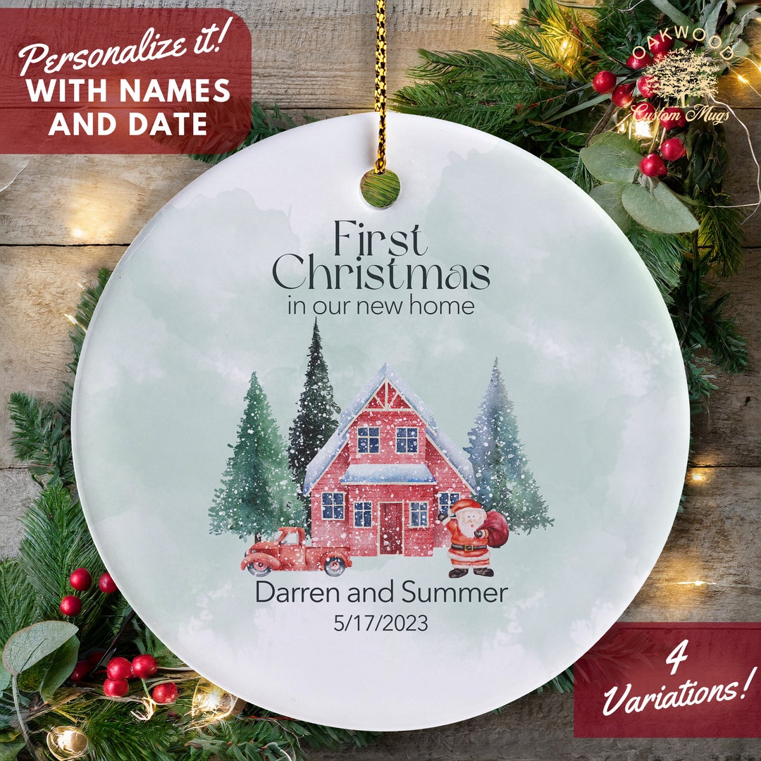 Personalized First Christmas in New Home Ornament 2023, Custom New Home