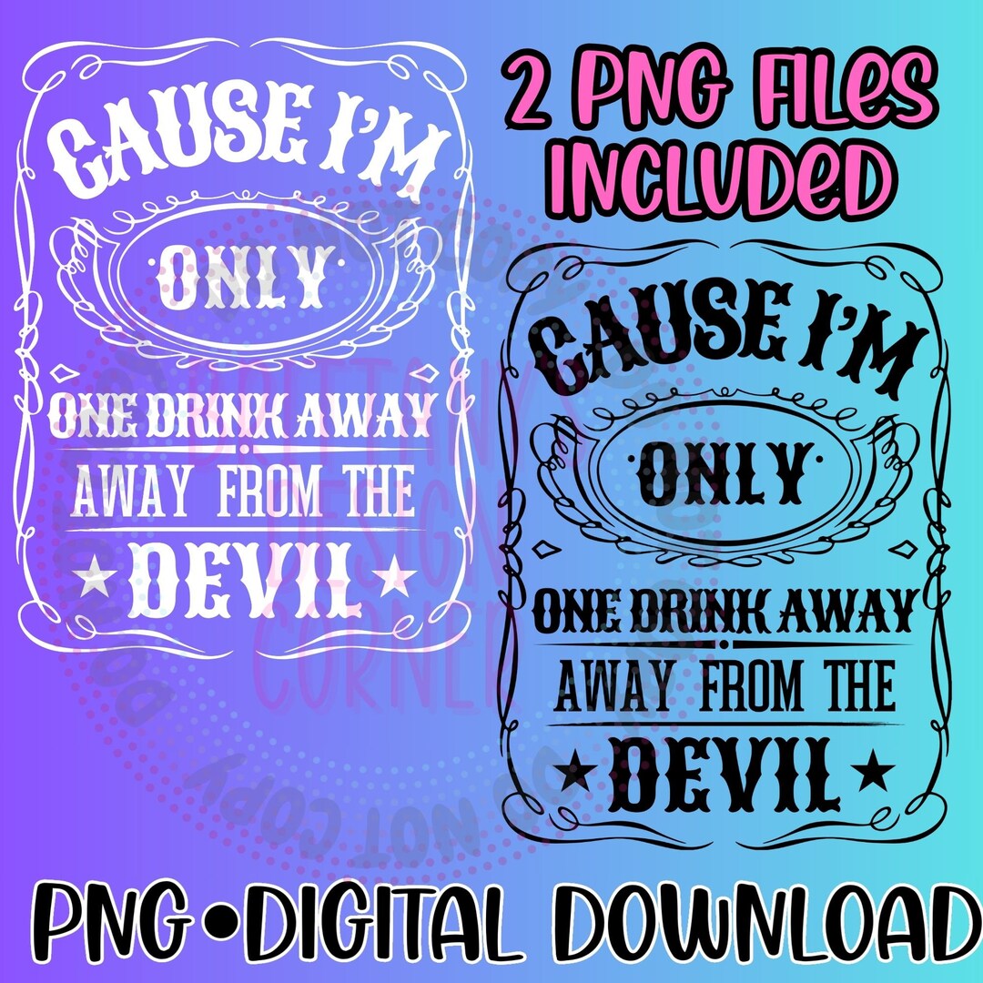 One Drink Away From the Devil Png, Jelly Roll Png, Country Music Lyrics