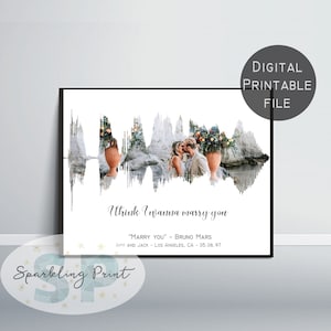 Photo Sound Wave, Song Print, Amazing Wedding Gift, Personalized soundwave, Custom Song, Wedding Song Anniversary Gift, Valentine&#39;s Gift