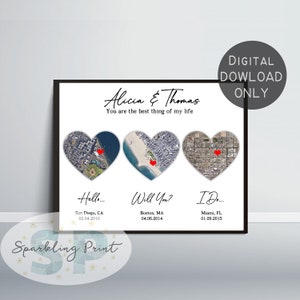 Hello will you i do Karte, Kunstdruck Jahrestag Hochzeitsgeschenk. für paar, Geschenk für ihn sie, Herz Kunst, Valentinstag, erfüllt verlobt, verheiratet