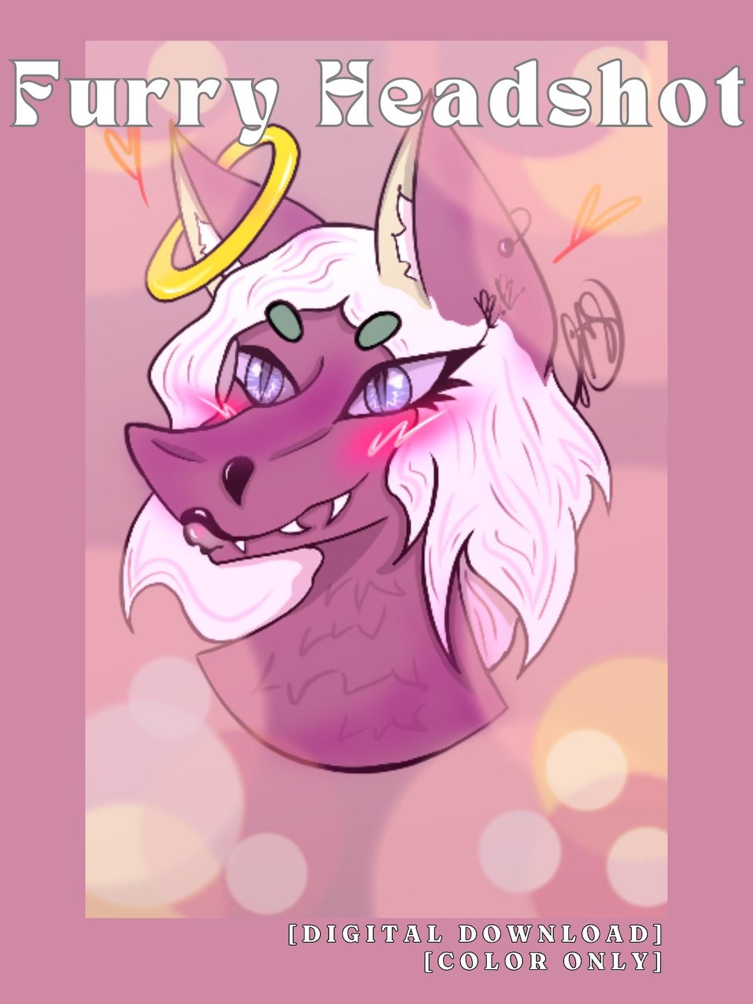 Furry Headshot OR Halfbody Commission [COLOR ONLY] - Etsy