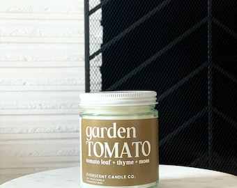 GARDEN TOMATO Soy Wax Candle, Tomato Candle, Garden Soy Wax Candle, Spring Candle, Garden Candle, Natural Tomato Candle, Mothers Day Gift