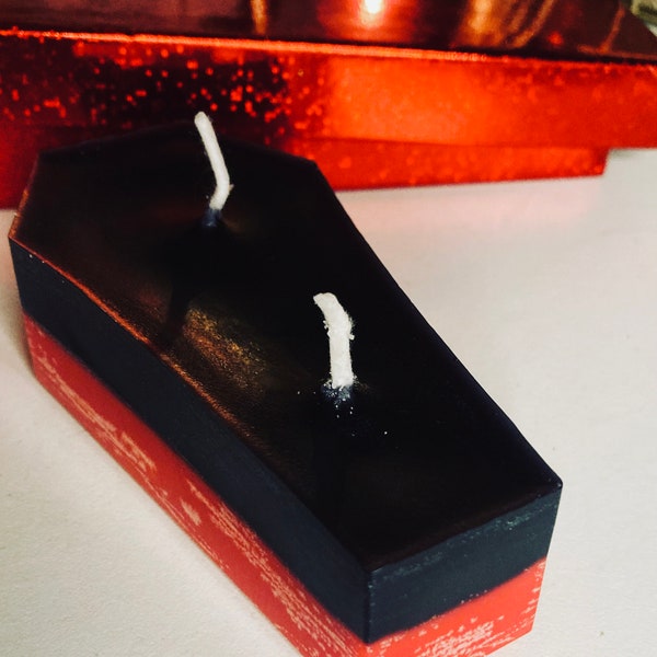 Red and Black Reversal Candle Etsy