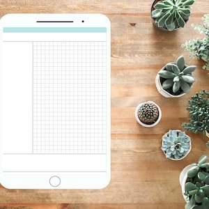 Outline Notes Template | Printable | PDF Instant Download | Lined Note ...