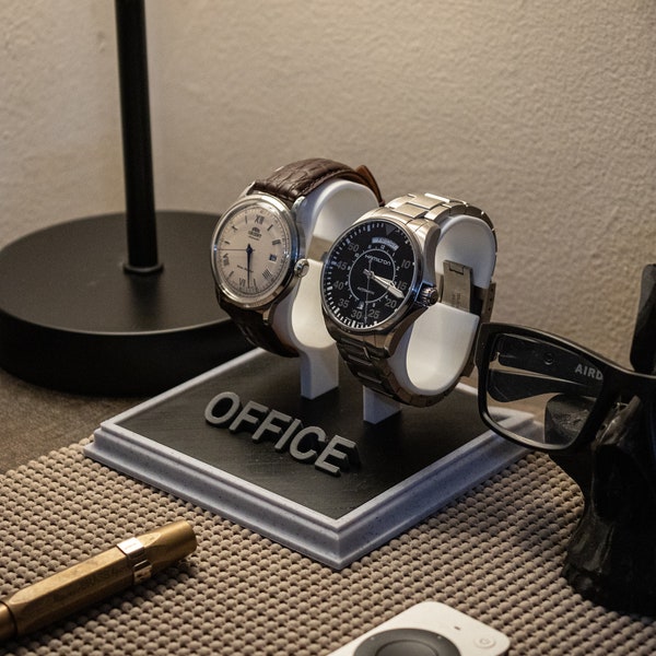 Custom Watch Holder Display Stand for men's wristwatch personalized
