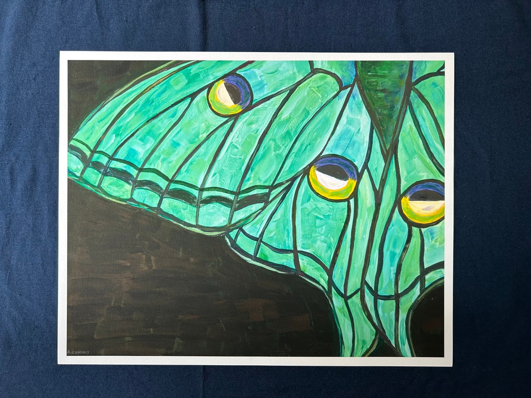 Spanish Luna Moth Print - Etsy
