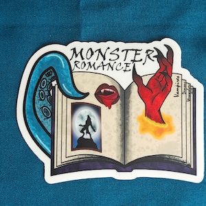 Monster Romance Sticker / Dark Romance / Spicy Romance / Kindle Sticker