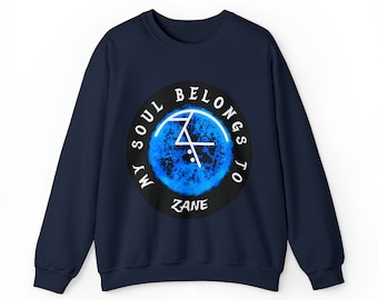 Her Soul To Take by Harley Laroux - My Soul Belongs to Zane - Unisex Heavy Blend™ Crewneck Sweatshirt