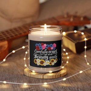 Losers Carefully Cruel & Brutally Gentle Scented Soy Candle, 9oz / Harley Laroux / The Dare / Dark Romance / Spicy Romance / Why Choose