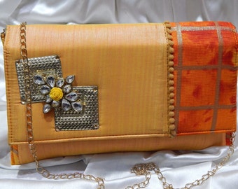 Traditional Silk Handcrafted Clutch