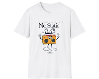 FM Steely Dan T-Shirt - No Static at All - Unisex Softstyle T-Shirt