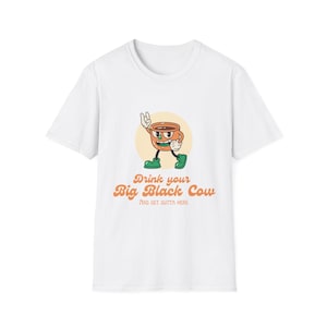 Big Black Cow Steely Dan Shirt - Unisex Softstyle Steely Dan T-Shirt