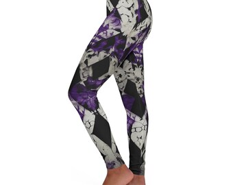 Lässige Spandex-Leggings für Damen, sportliche Kleidung, Rave-Kleidung, Festival-Kleidung