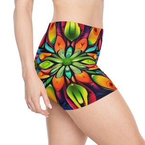 Women's Shorts Psychedelic Trippy Shorts